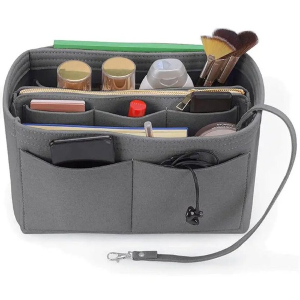 Insert/Organizer- XL- Designer Handbags/Totes -Gray Style 1- NWT